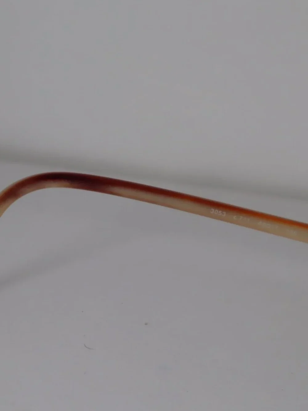 Vintage Chanel 3053 C. 711 Brown Oval CC Logo Eyeglasses Frames 49-17-135mm